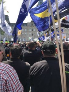 Manifestation à Québec